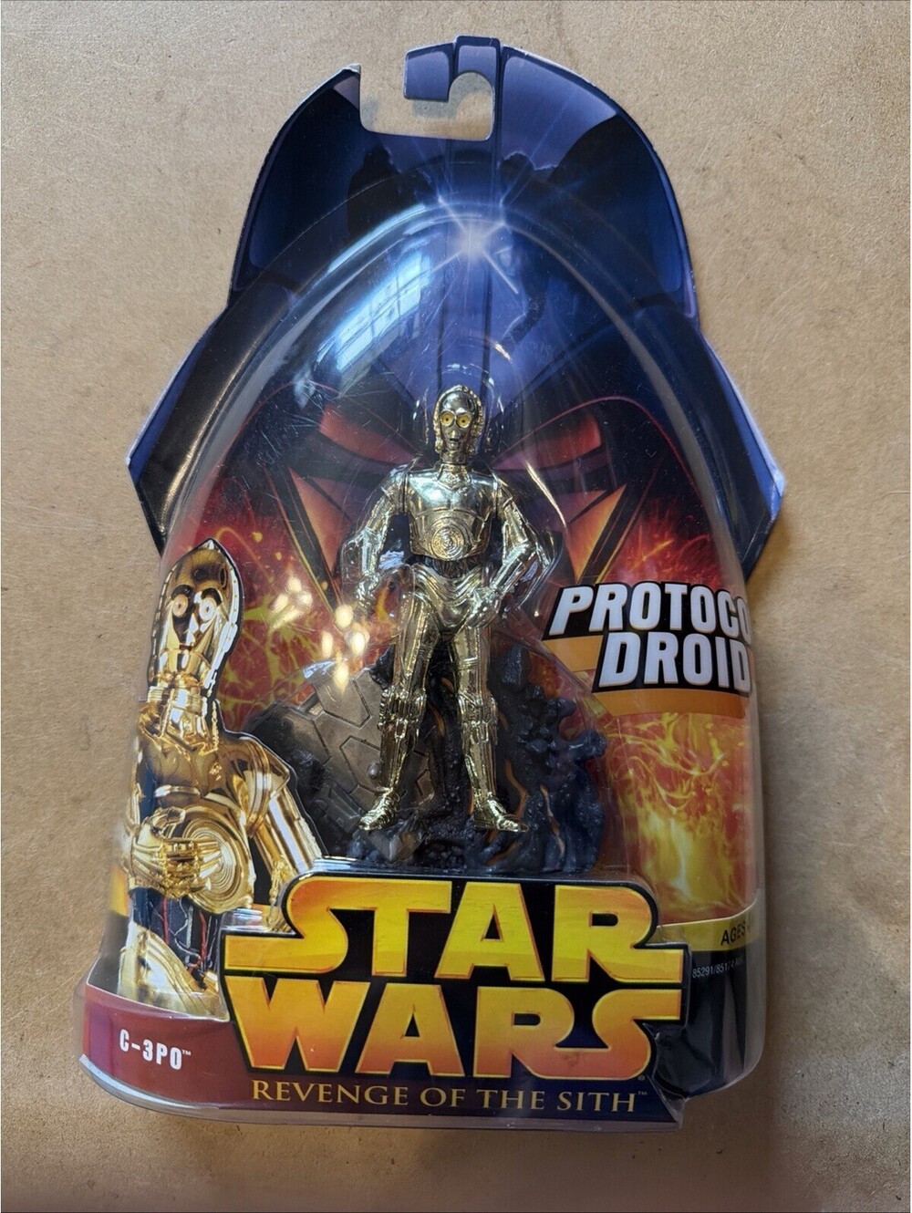 C-3PO Protocol Droid action figure, 2005, Star Wars Revenge of the Sith #18 NEW